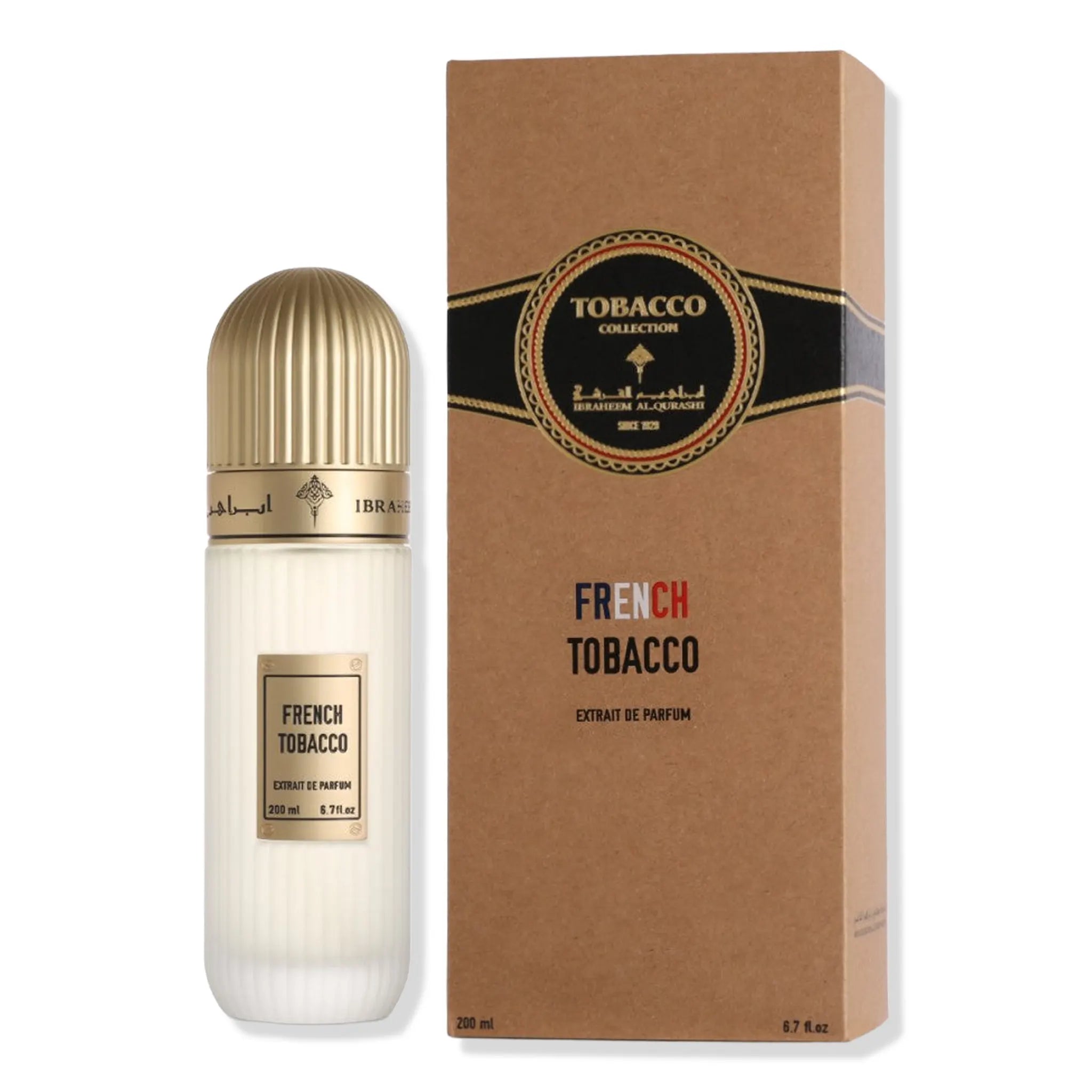 Box View of IBRAQ French Tobacco Extrait De Parfum